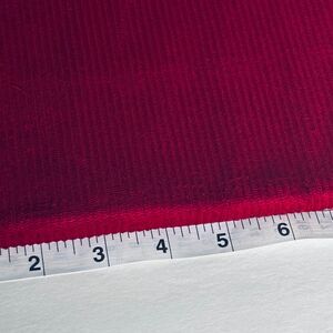 Vtg Wide Wale Corduroy 8-wale Maroon Cotton Deadstock Fabric 1yd 12” x 45”